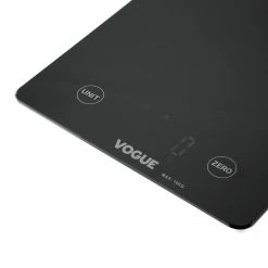 Vogue Digital Black Rectangular Scale 10kg 10 Vogue Digital Black Rectangular Scale 10kg -Kitchenware and Knives Sales fs488 digitalplatformscale3