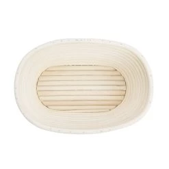 Vogue Rattan Proving Basket Oval 210x150x80mm -Kitchenware and Knives Sales ft837 rattanbreadbasket3
