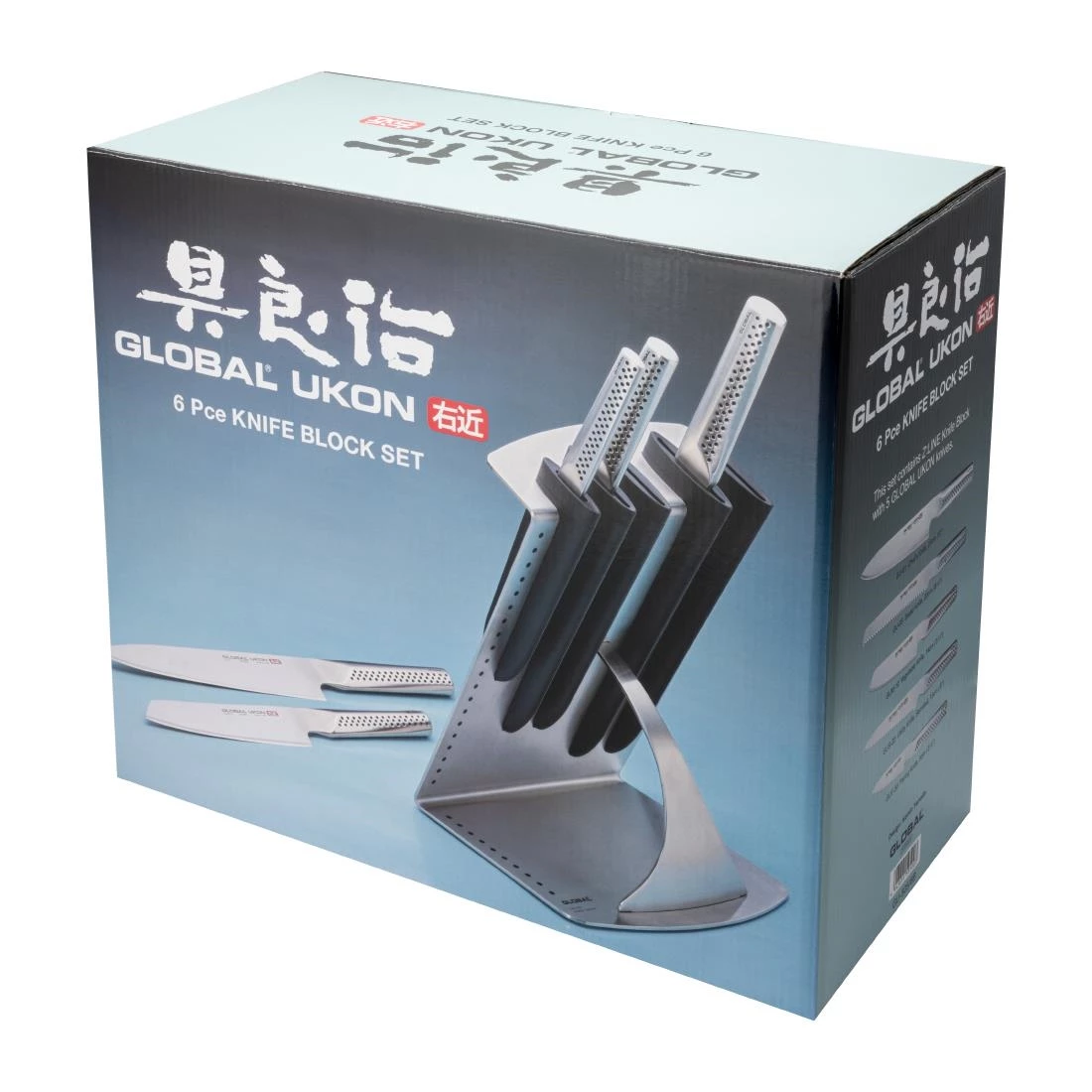 Global Knives Ukon Range 6 Piece Knife Block Set 4 Global Knives Ukon Range 6 Piece Knife Block Set - Image 2