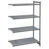 Cambro Camshelving Basics Plus Add-On Unit 4 Tier With Vented Shelves 1630H X 460D Mm -Kitchenware and Knives Sales fw654 new21