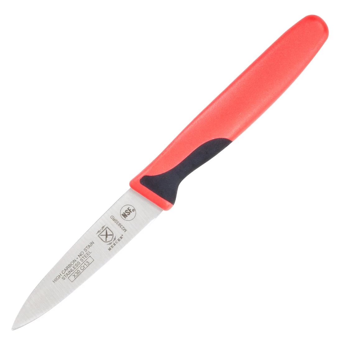 Mercer Culinary Millennia Slim Paring Knife Red 7.6cm 3 Mercer Culinary Millennia Slim Paring Knife Red 7.6cm