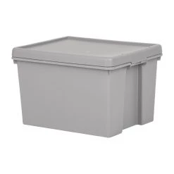 Wham Bam Upcycled Cement Grey Storage Box & Lid