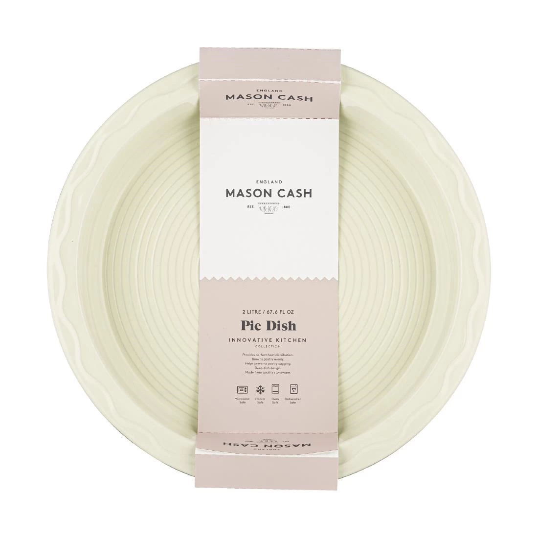 Mason Cash Innovative Kitchen Perfect Pie Dish 29cm 4 Mason Cash Innovative Kitchen Perfect Pie Dish 29cm - Image 2