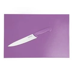 Hygiplas Anti-bacterial High Density Chopping Board Purple - 450x300x10mm -Kitchenware and Knives Sales fx105 5