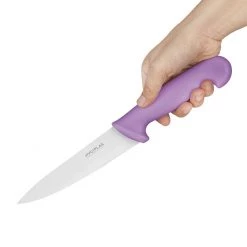 Hygiplas Cooks Knife Purple 15.9cm -Kitchenware and Knives Sales fx116 cooksknifepurple2
