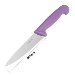Hygiplas Cooks Knife Purple 15.9cm -Kitchenware and Knives Sales fx116 cooksknifepurple5