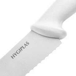 Hygiplas Serrated Pastry Knife White 25.4cm -Kitchenware and Knives Sales fx127 pastryknifewhite3