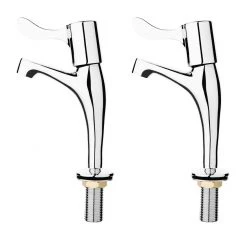 Vogue Basin Pillar Lever Taps (Pack Of 2) -Kitchenware and Knives Sales g461 taps1