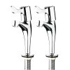 Vogue Basin Pillar Lever Taps (Pack Of 2) 2 Vogue Basin Pillar Lever Taps (Pack Of 2) -Kitchenware and Knives Sales g461 taps5