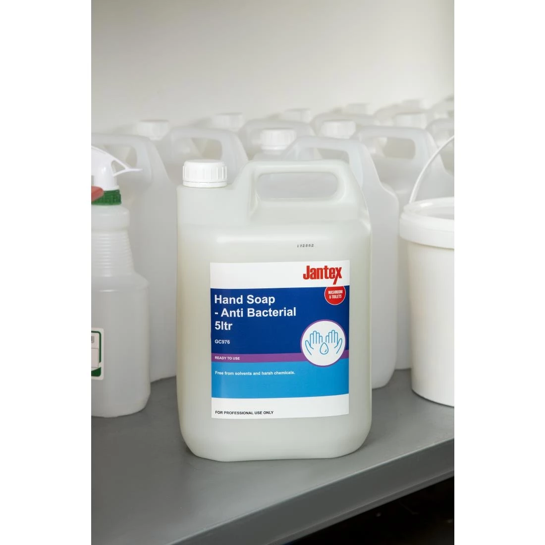 Jantex Unperfumed Antibacterial Liquid Hand Soap 5Ltr 4 Jantex Unperfumed Antibacterial Liquid Hand Soap 5Ltr - Image 2