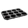 Vogue Carbon Steel Non-Stick Muffin Tray 12 Cup -Kitchenware and Knives Sales gd011 nonstickmuffintrayprimary12