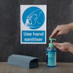 Jantex C Fold Paper Hand Towels Blue 1-Ply 192 Sheets (Pack Of 12) -Kitchenware and Knives Sales gd832 fn838 ls2