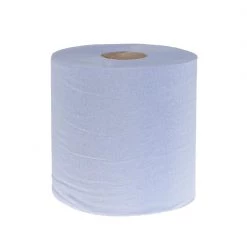 Jantex Blue Centrefeed Rolls 1ply 300m (Pack Of 6)