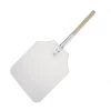 Vogue Wood Handle Aluminium Pizza Peel 31x36cm -Kitchenware and Knives Sales ge208 voguewoodhandlealuminumpizzapeel1