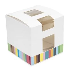 Colpac Single-Cavity Cupcake Boxes (Pack Of 10)