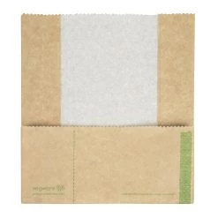 Vegware Compostable Kraft Panini Bags (Pack Of 500)