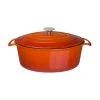 Vogue Orange Oval Casserole Dish 6Ltr 2 Vogue Orange Oval Casserole Dish 6Ltr -Kitchenware and Knives Sales gh312 ovalcasseroleorange1