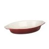 Vogue Red Oval Cast Iron Gratin Dish 650ml -Kitchenware and Knives Sales gh317 ovalgratinred1
