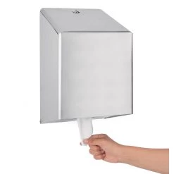 Jantex Stainless Steel Centrefeed Roll Dispenser -Kitchenware and Knives Sales gj030 jantexdispenser6