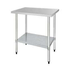 Vogue Stainless Steel Table Without Upstand 700(D)mm