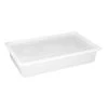 Vogue Polypropylene 1/1 Gastronorm Container With Lid 100mm (Pack Of 2) -Kitchenware and Knives Sales gj511 container1 22