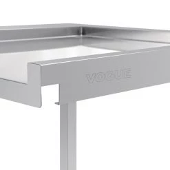 Vogue Pass Through Dishwash Table Left 650(D)mm -Kitchenware and Knives Sales gj533 2