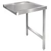 Vogue Pass Through Dishwash Table Right 650(D)mm -Kitchenware and Knives Sales gj534 gj536 pass through table r