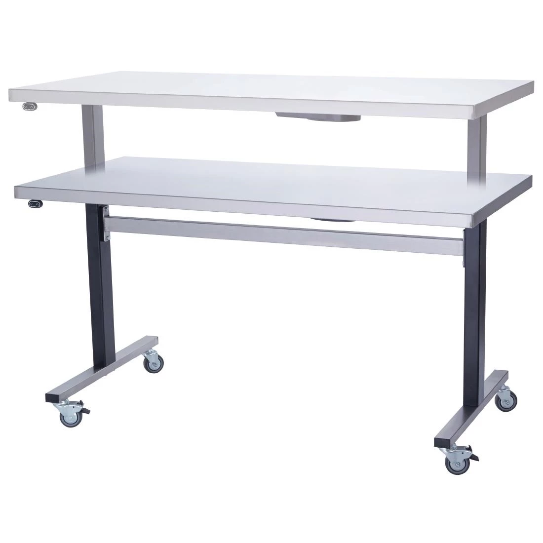 Parry Stainless Steel Adjustable Height Table 750(D)mm 4 Parry Stainless Steel Adjustable Height Table 750(D)mm - Image 2