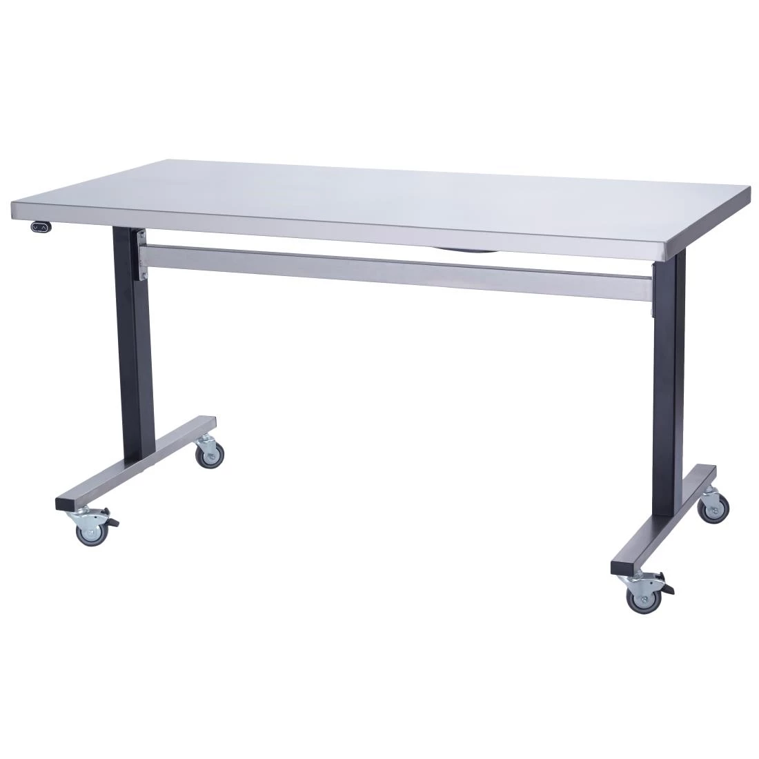 Parry Stainless Steel Adjustable Height Table 750(D)mm 3 Parry Stainless Steel Adjustable Height Table 750(D)mm