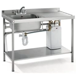 Parry Quick Fit Heated Sink Right Hand Drainer
