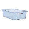 Araven ABS Food Storage Container Blue GN 1/1 150mm -Kitchenware and Knives Sales gp590 araven