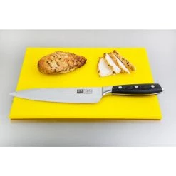 Hygiplas High Density Yellow Chopping Board -Kitchenware and Knives Sales hc868 chopboardsmallyellow4