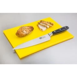 Hygiplas High Density Yellow Chopping Board -Kitchenware and Knives Sales hc868 chopboardsmallyellow5