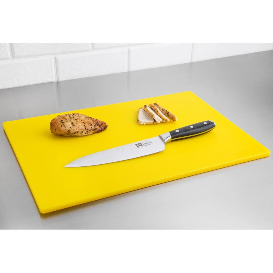 Hygiplas Low Density Yellow Chopping Board Standard 5 Hygiplas Low Density Yellow Chopping Board Standard - Image 3
