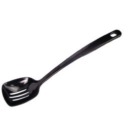 Dalebrook Black Slotted Serving Spoon 12"