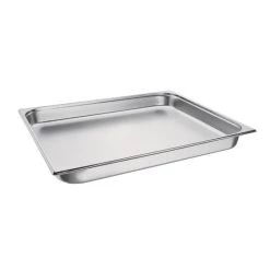 Vogue Stainless Steel 2/1 Gastronorm Pan 65mm