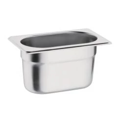 Vogue Stainless Steel 1/9 Gastronorm Pan 100mm