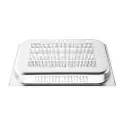 Vogue Stainless Steel Perforated 1/1 Gastronorm Pan 65mm -Kitchenware and Knives Sales k840 perforatedpan4