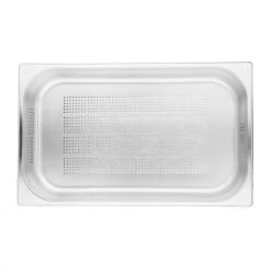 Vogue Stainless Steel Perforated 1/1 Gastronorm Pan 65mm -Kitchenware and Knives Sales k840 perforatedpan5