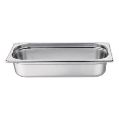 Vogue Stainless Steel 1/3 Gastronorm Pan 65mm -Kitchenware and Knives Sales k929 ststgn2