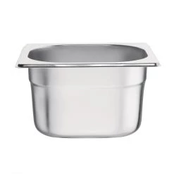 Vogue Stainless Steel 1/6 Gastronorm Pan 100mm -Kitchenware and Knives Sales k991 gastro2