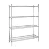 Vogue 4 Tier Wire Shelving Kit 1525x460mm -Kitchenware and Knives Sales l929 4tierwireshelving1