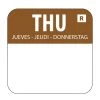 Vogue Removable Colour Coded Food Labels Thursday (Pack Of 1000) 2 Vogue Removable Colour Coded Food Labels Thursday (Pack Of 1000) -Kitchenware and Knives Sales l934 thu web