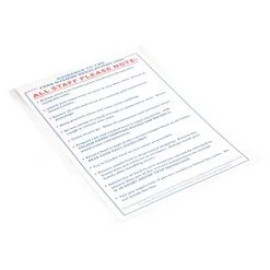 Vogue Food Safety Act 2006 Guidance Sign -Kitchenware and Knives Sales l951 inpackaging