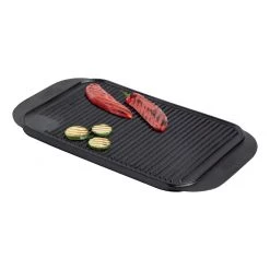 Vogue Reversible Cast Iron Double Griddle Pan -Kitchenware and Knives Sales m650 grill 1687