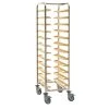 Matfer Bourgeat Self Clearing Trolley Single -Kitchenware and Knives Sales p165 self clearing trolley