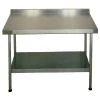Franke KWC DVS Stainless Steel Wall Table With Upstand 650(D)mm