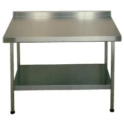 Franke KWC DVS Stainless Steel Wall Table With Upstand 650(D)mm