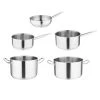 Special Offer - Vogue Casserole, Stew And Sauté Pan Set (Pack Of 5) -Kitchenware and Knives Sales s121 sautepanset1 22