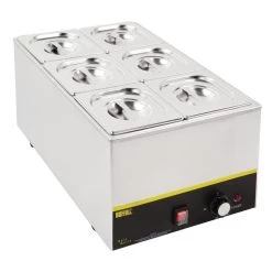 Vogue Stainless Steel Gastronorm Pan Set With Lids 1/6 (Pack Of 6) -Kitchenware and Knives Sales sa243 gastro set bm